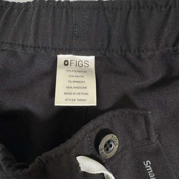 FIGS Technical Collection Red Scrub Pants Small Drawstring - Picture 7 of 15